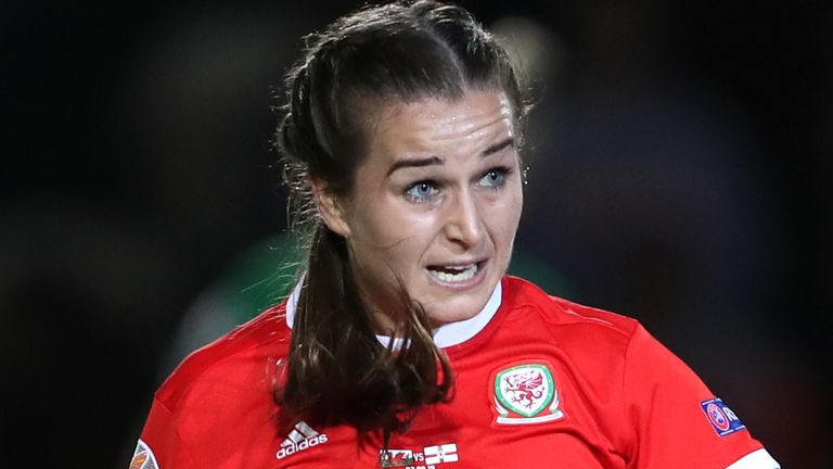 Wales midfielder Megan Wynne (PA)