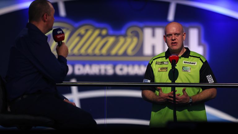 Wayne Mardle has switched from the oche to the studio and is now asking the questions rather than answering them