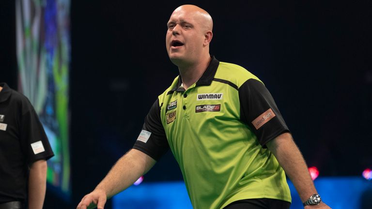 MvG started the week with defeat against Nathan Aspinall but has found form at the right time (Image: Lawrence Lustig/PDC)