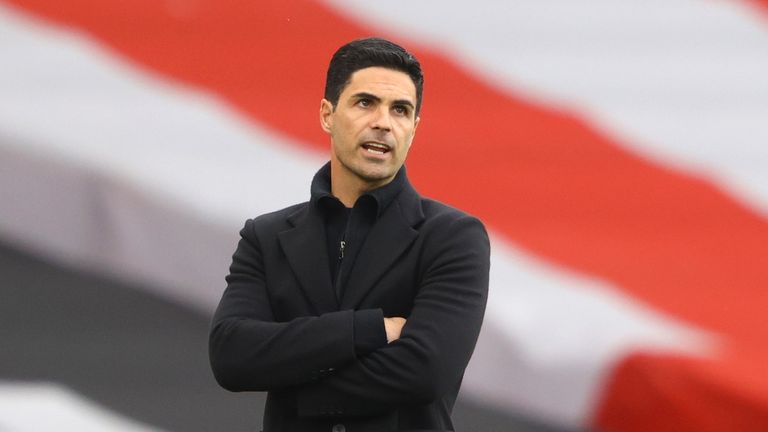 Mikel Arteta remains positive about his role in the rebuilding of Arsenal