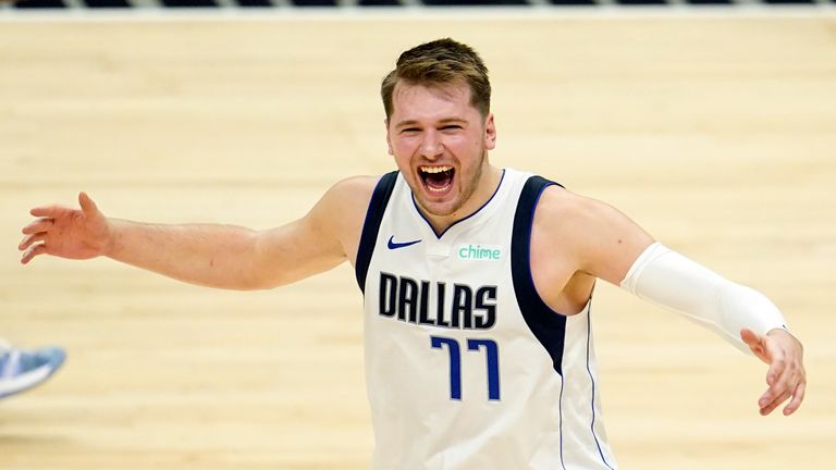 Mavs rookie Luka Doncic gives young fan his jersey after running into him  in stands during game vs. Warriors
