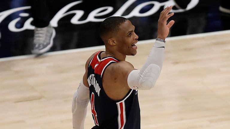 Russell Westbrook became the NBAs All-Time leader in triple-doubles as he recorded 28 points, 13 rebounds and 21 assists for the Wizards as they fell to the Hawks, 125-124, in Atlanta. Westbrook has now recorded 36 triple-doubles this season and 182 for his career.