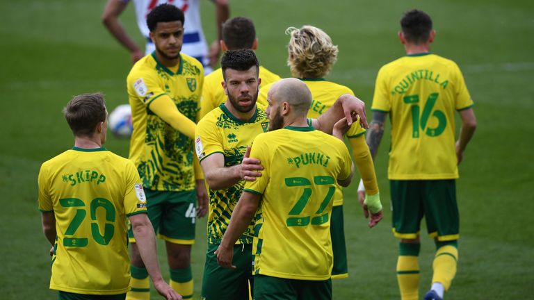 Norwich secured the Championship title in style against Reading