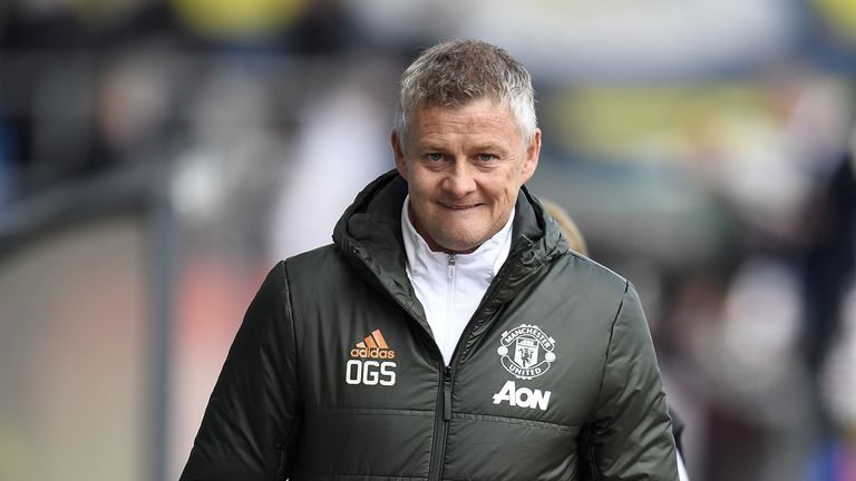 Manchester United manager Ole Gunnar Solskjaer before the Premier League match at Elland Road, Leeds. Picture date: Sunday April 25, 2021.