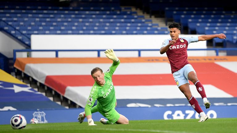 Ollie Watkins breaks the deadlock after 13 minutes