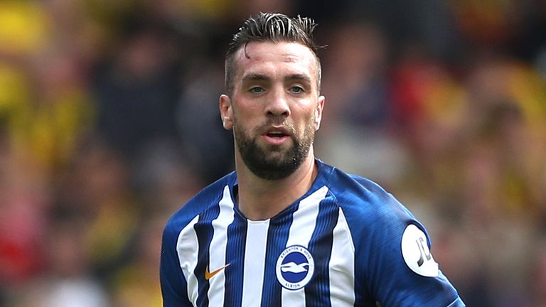 Brighton and Hove Albion defender Shane Duffy