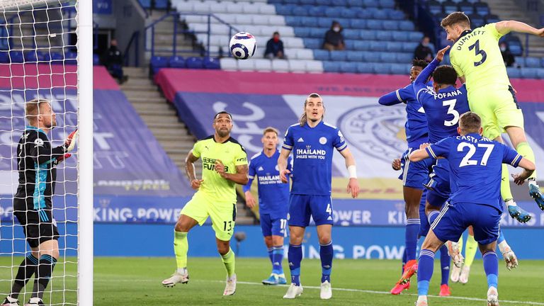 Leicester 2-4 Newcastle: Foxes dealt Champions League blow as visitors take giant leap towards safety | Football News | Sky Sports