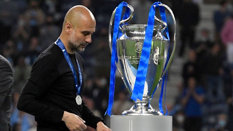 Pep Guardiola was unable to lead Man City to Champions League glory in Porto