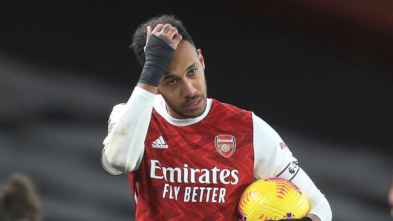 Pierre-Emerick Aubameyang contracted malaria while travelling on international duty with Gabon