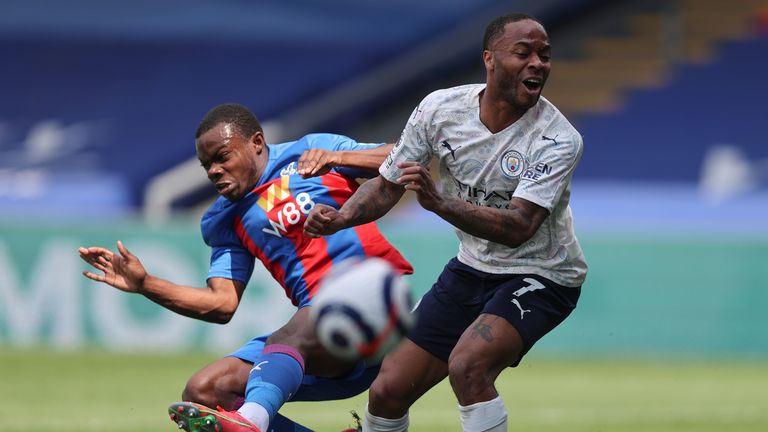 AP - Sterling in action against Crystal Palace