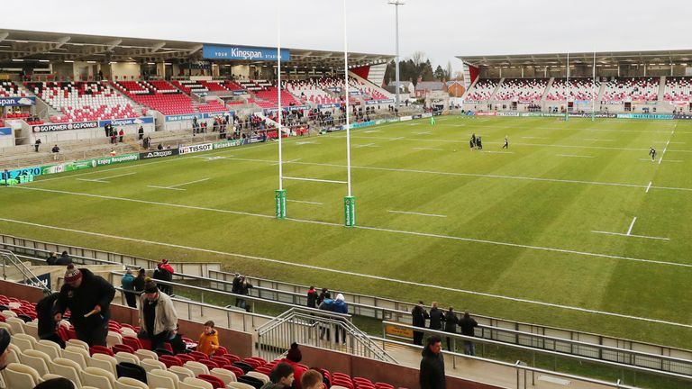 A general view of Ulster's Kingspan Stadium