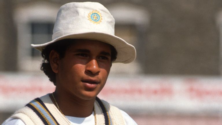 Sachin Tendulkar, pictured in 1990 (Getty Images)