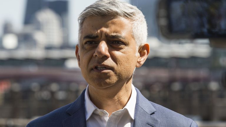 Sadiq Khan is seeking re-election as London mayor 