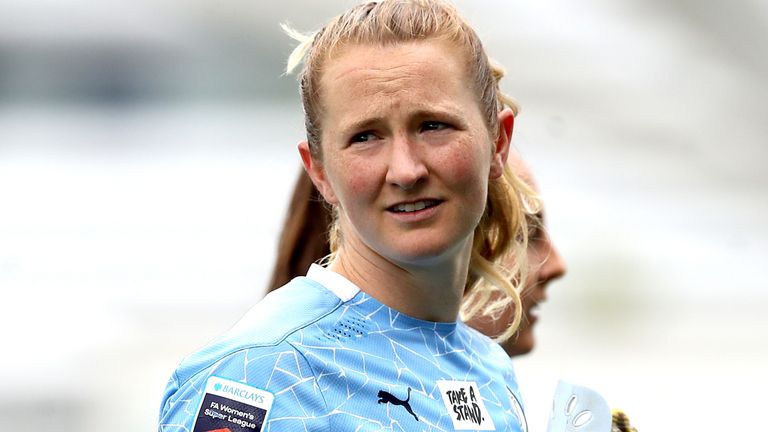 Sam Mewis scored seven league goals for Manchester City this season (PA)