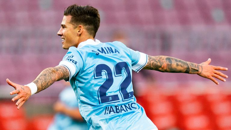 Santi Mina scored twice in Celta Vigo&#39;s win at Barcelona 