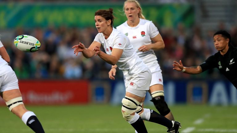 England's Sarah Hunter during the 2017 Women's World Cup Final at the Kingspan Stadium, Belfast