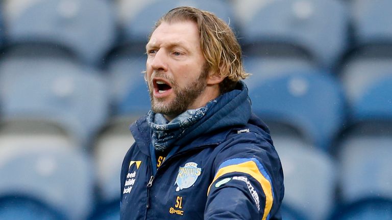 Picture by Ed Sykes/SWpix.com - 02/05/2021 - Rugby League - Betfred Super League Round 5 - Huddersfield Giants v Leeds Rhinos - John Smith's Stadium, Huddersfield, England - Leeds Rhinos assistant coach Sean Long