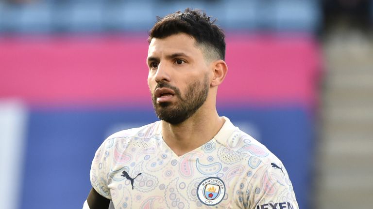 Sergio Aguero has been ruled out of Tuesday's game against Brighton