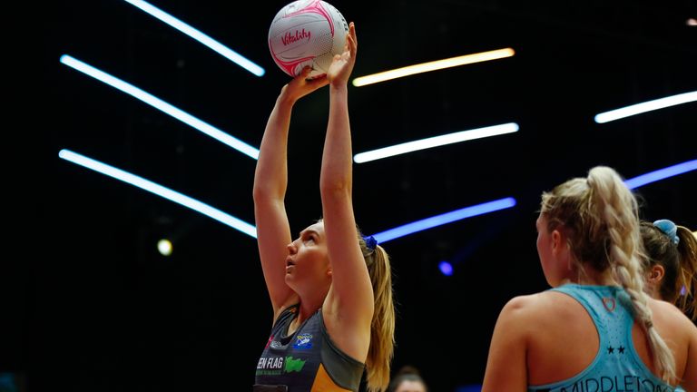 Sienna Rushton of Leeds Rhinos Netball (Image Credit - Ben Lumley)