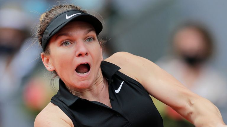 World number three Simona Halep sustained a calf injury at the Italian Open earlier this month