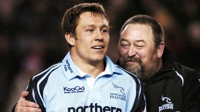 Steve Black (R) has worked with, among others, England rugby legend Jonny Wilkinson