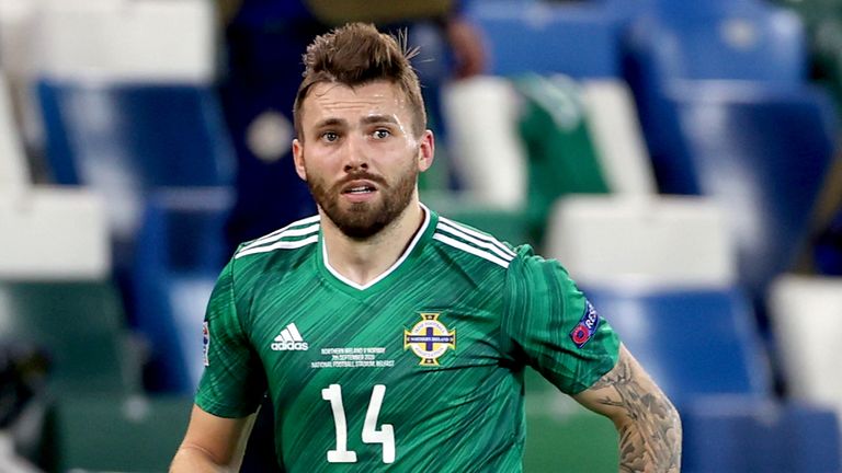 Stuart Dallas captained Northern Ireland against Malta
