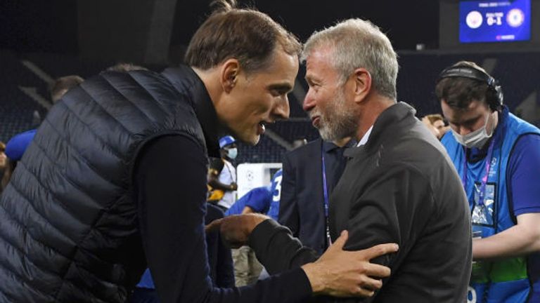 Thomas Tuchel met Chelsea owner Roman Abramovich after guiding the Blues to the Champions League