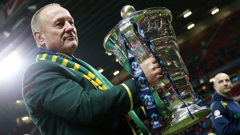 Picture by Vaughn Ridley/SWpix.com - 30/11/2013 - Rugby League - 2013 Rugby League World Cup Final - New Zealand v Australia - Old Trafford, Manchester, England - Australia's Tim Sheens.