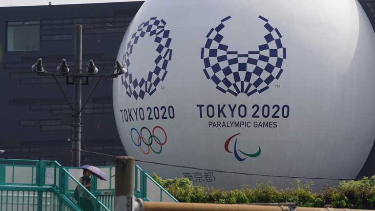 Ap - Tokyo Olympics and Paralympics Emblems ( The Yomiuri Shimbun via AP Images )
