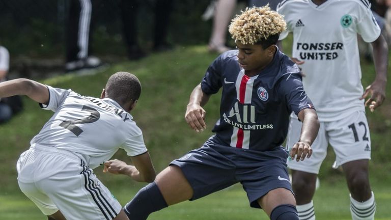 Vinci Cup 2019: Tonsser United 1 -1 PSG (Player from PSG is Noah Lemina, little brother of Mario Lemina and highly rated youth player)
