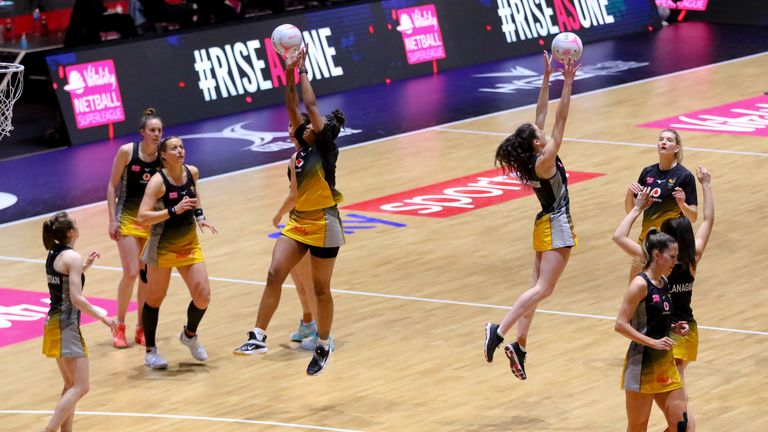 The two-time champions continue to fix their sights on play-off netball (Image Credit - Ben Lumley)