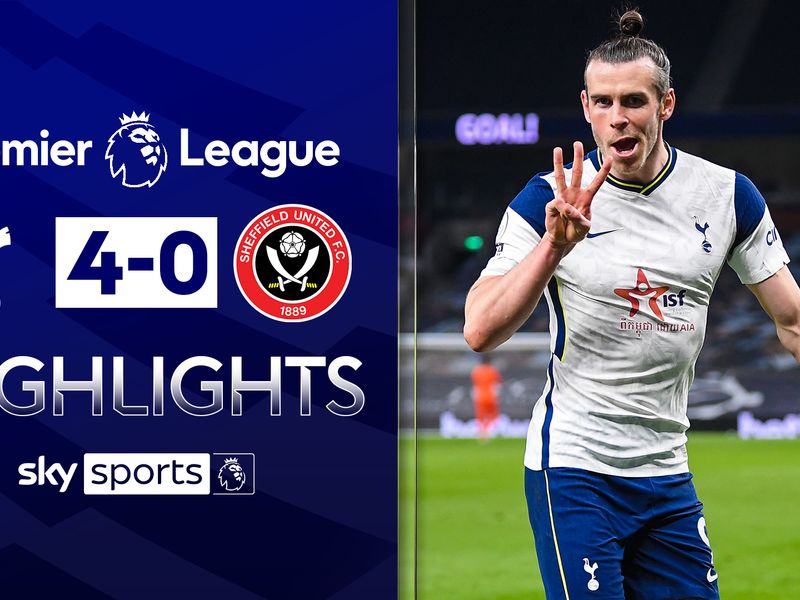 Tottenham 4-0 Sheffield United: Gareth Bale hits hat-trick in rout