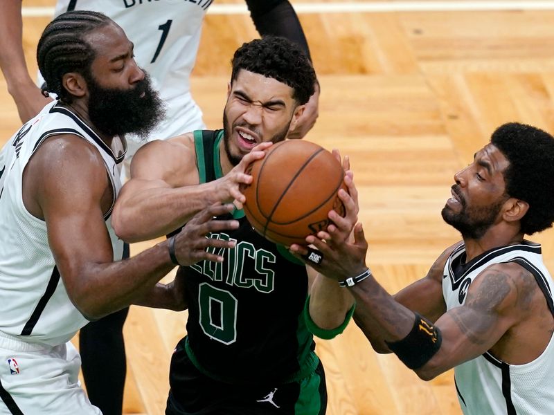 Celtics fan throws water bottle at Nets' Kyrie Irving