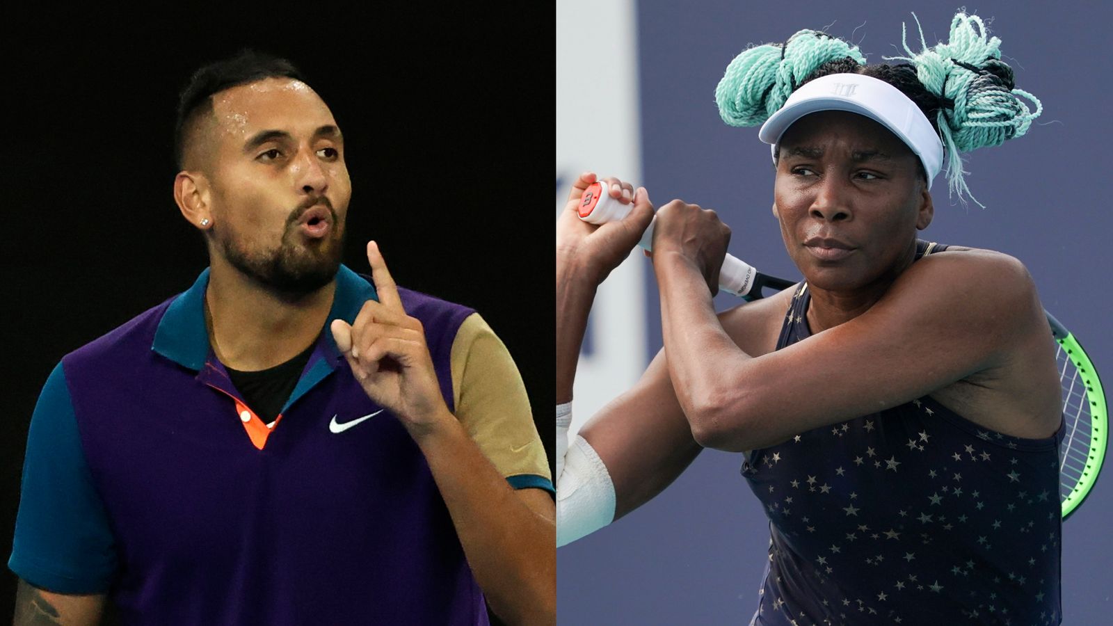 Wimbledon 2021 Nick Kyrgios and Venus Williams team up for mixed