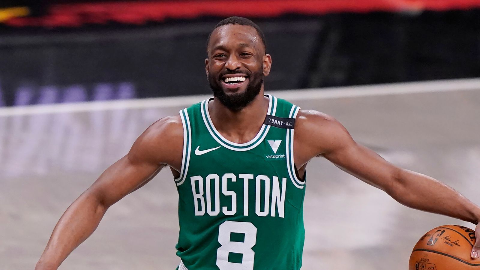 Kemba Walker Boston Celtics Game-Used #8 White Jersey vs. Phoenix Suns on  April 22 2021 - Size 44+4