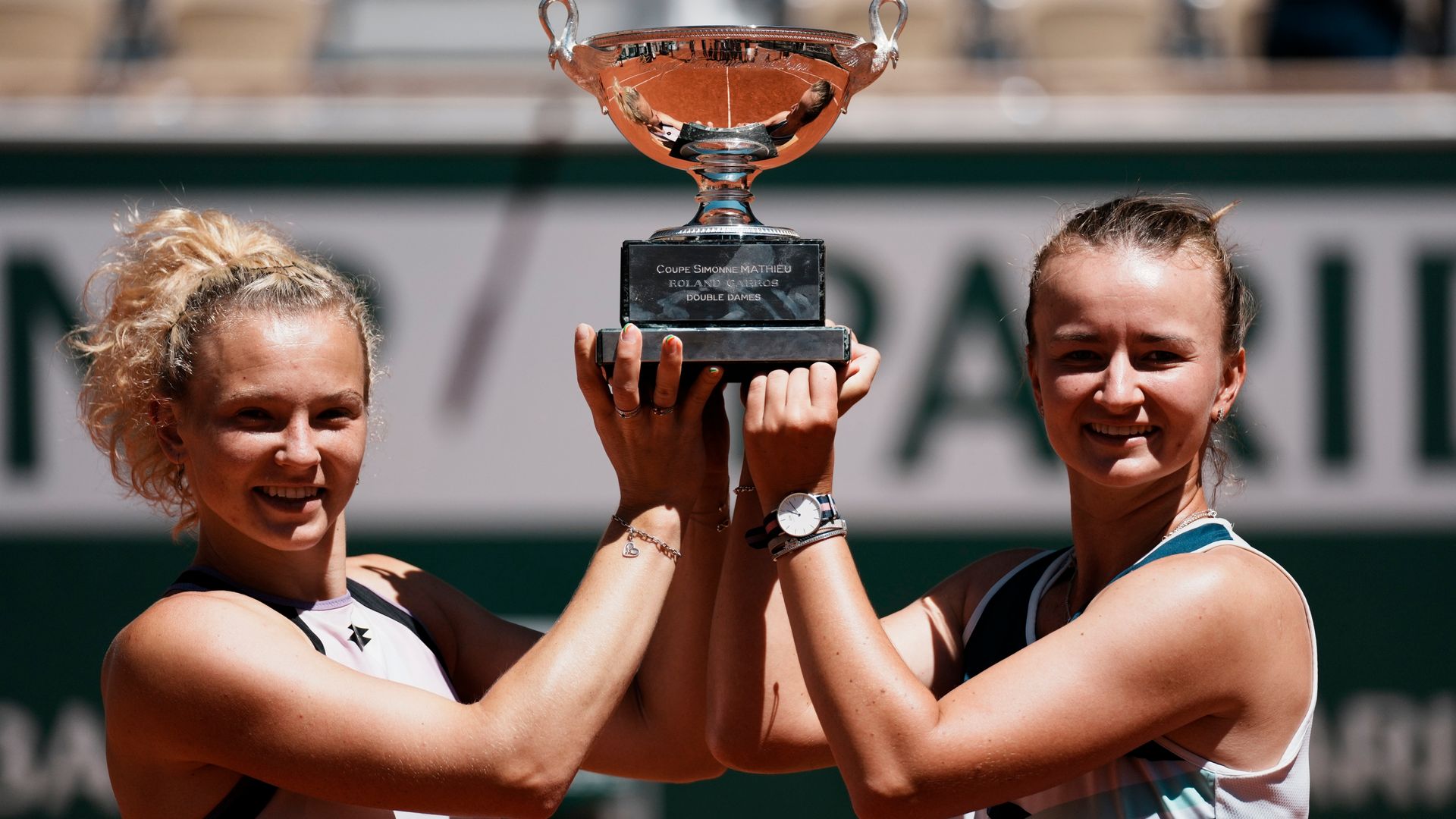 Krejcikova adds doubles title to her singles success