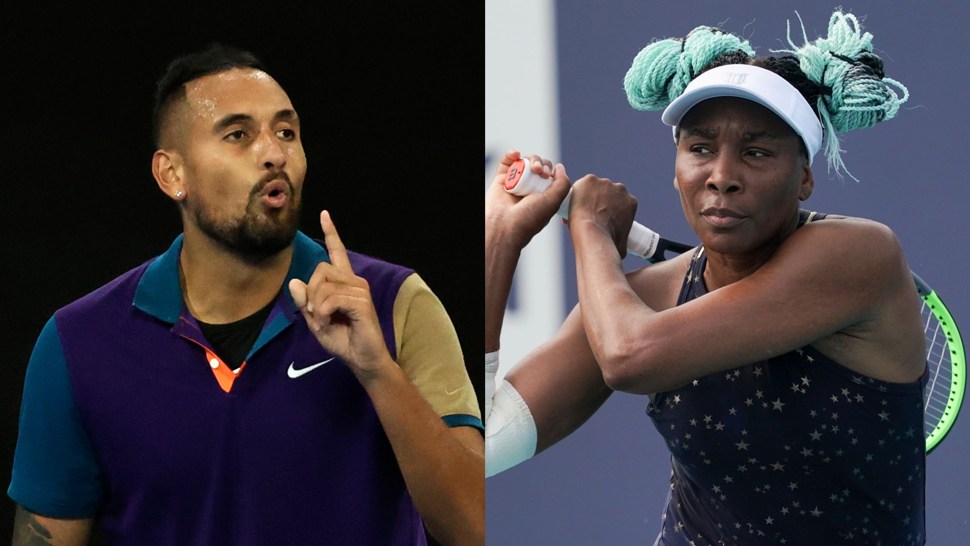 Kyrgios, Venus Williams team up for Wimbledon mixed doubles
