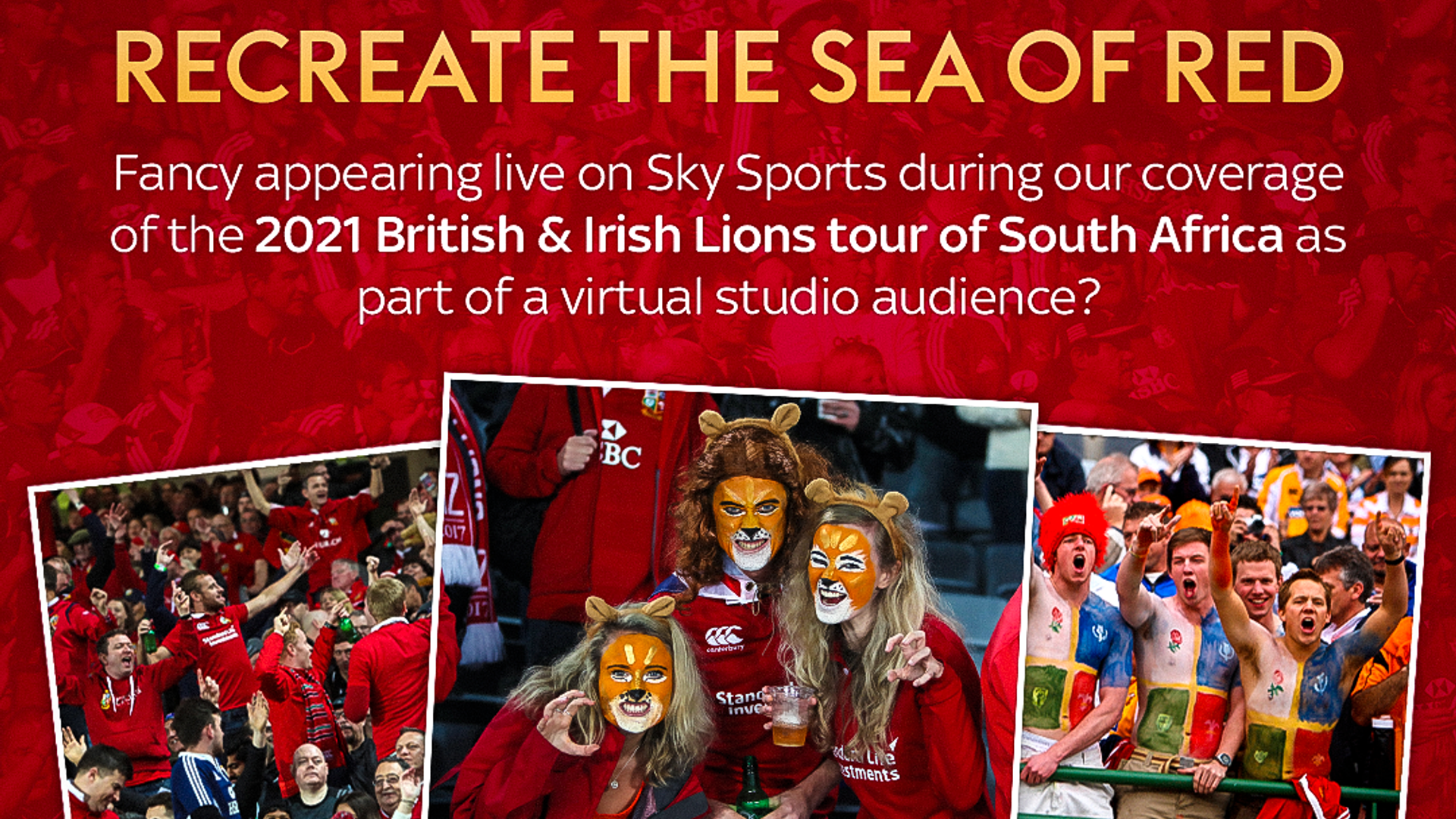 Be part of our virtual audience & roar with the Lions!