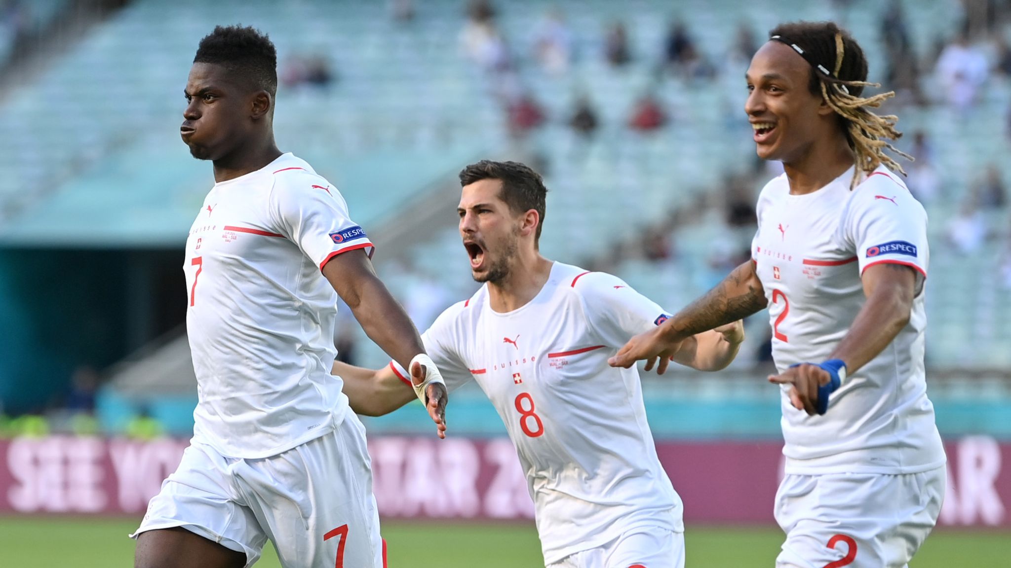 Дона швейцария. Serbia-Switzerland b. Embolo.