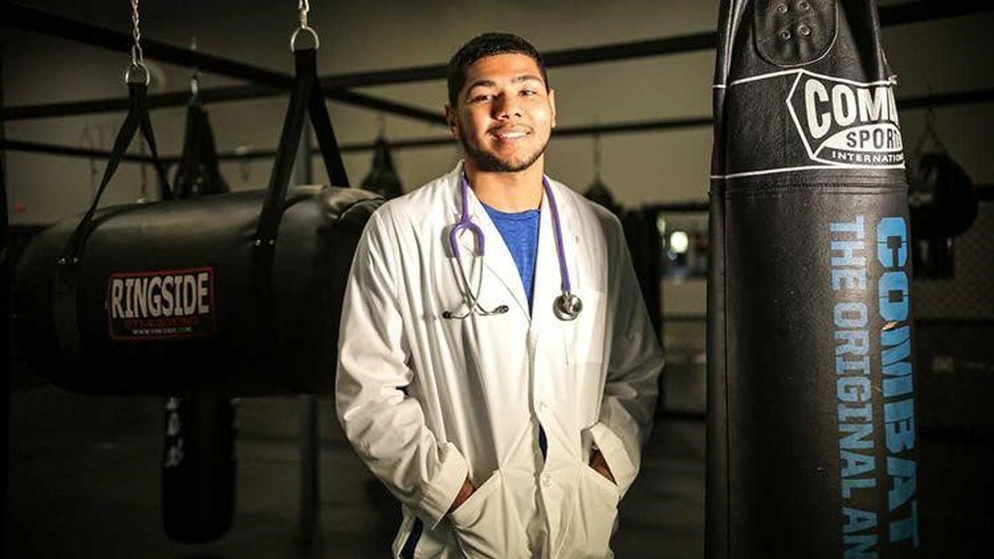 Darius Fulghum is a top US boxing prospect and also a nurse - this is ...