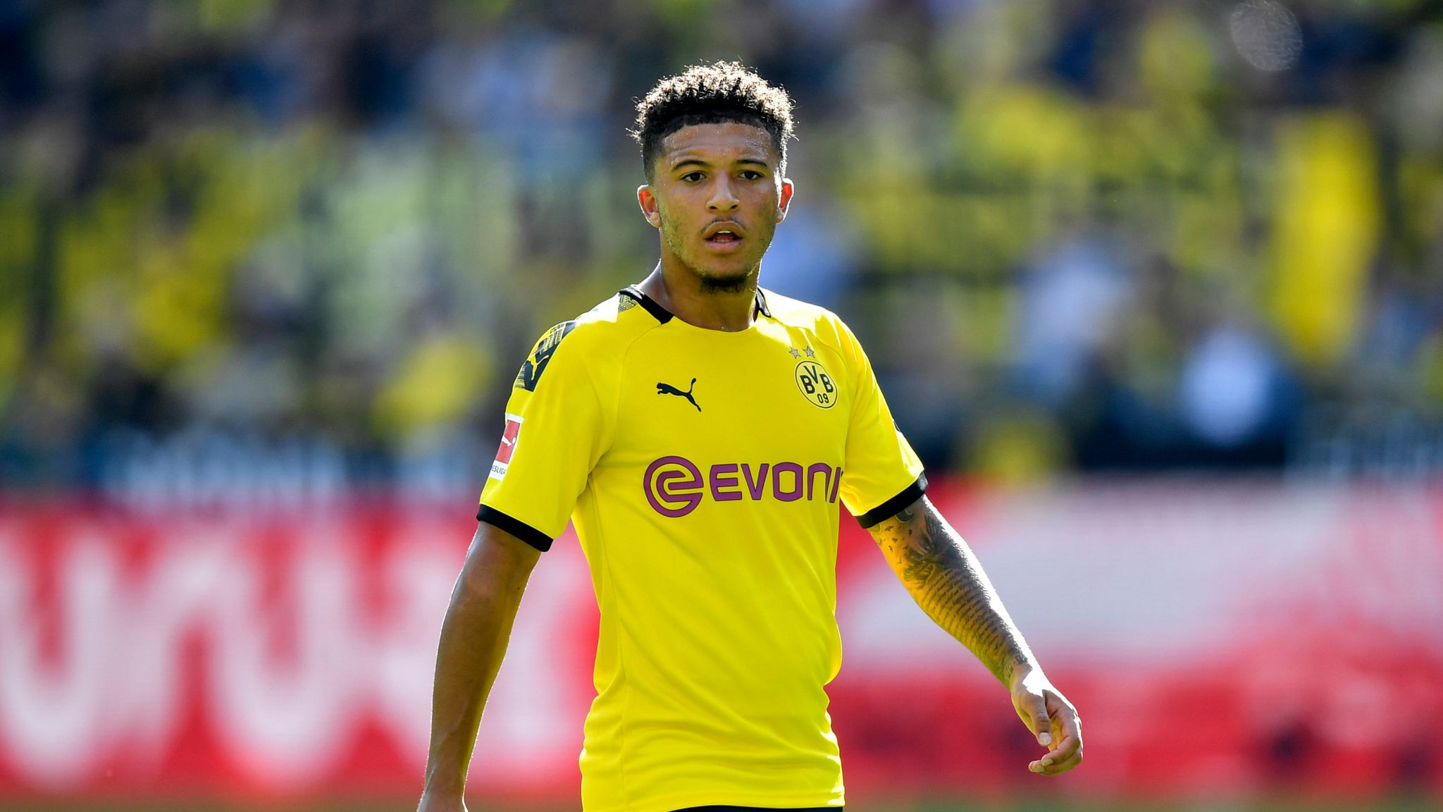 Jadon Sancho: Manchester United make improved bid for Borussia Dortmund forward