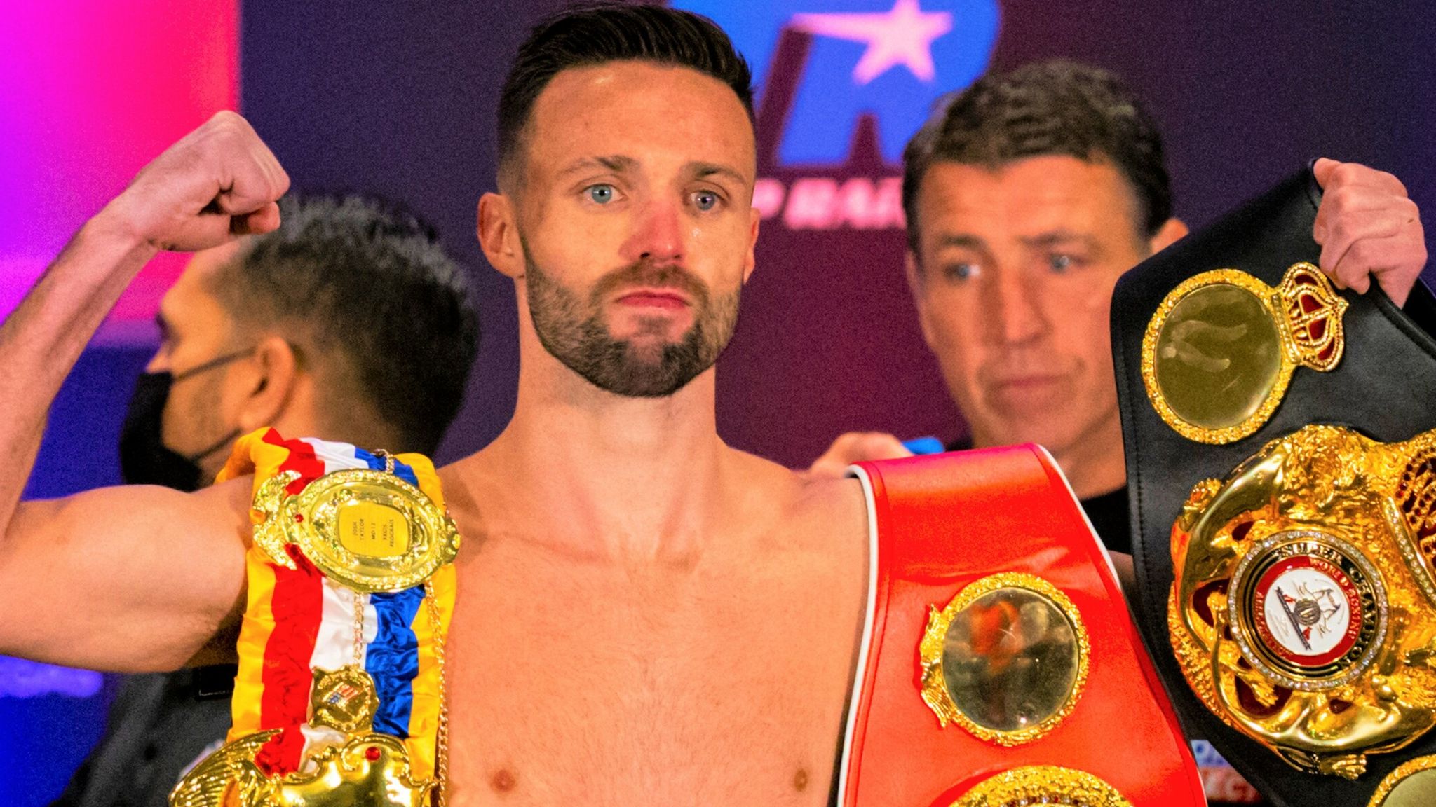 Josh Taylor S Undisputed World Title Fight Against Jack Catterall Rescheduled After Scotsman Suffers Knee Injury Boxing News Sky Sports