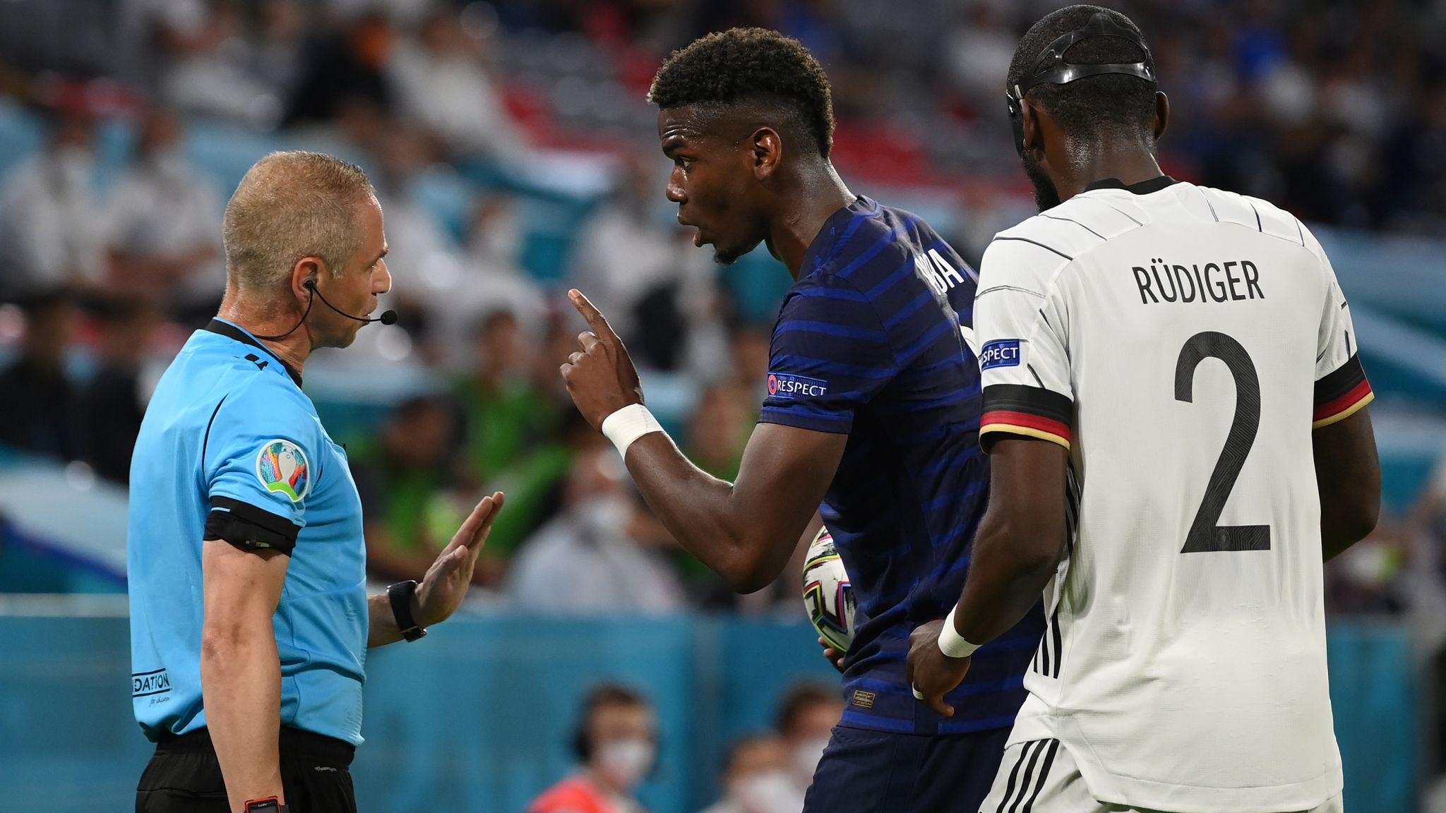 Paul Pogba Claims Antonio Rudiger Nibbled Him During ...