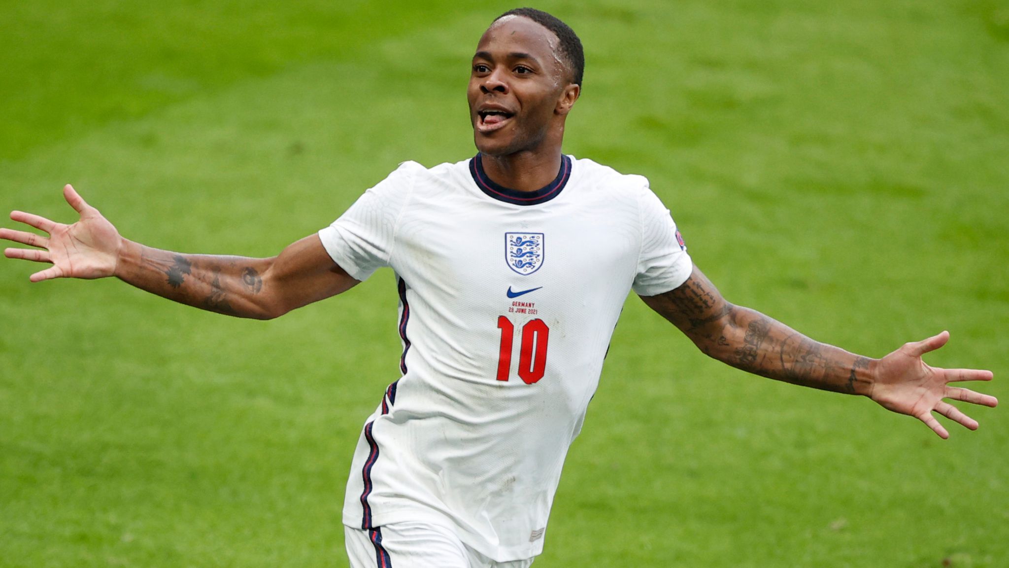 Raheem Sterling under fire for controversial gun tattoo ahead of Russia  World Cup – 5 News - YouTube