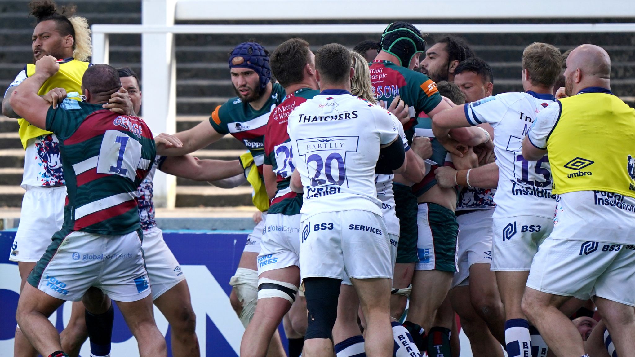 Gallagher Premiership Late chaos as Bristol Bears beat Leicester Tigers while Tom Willis wins it for Wasps Rugby Union News Sky Sports