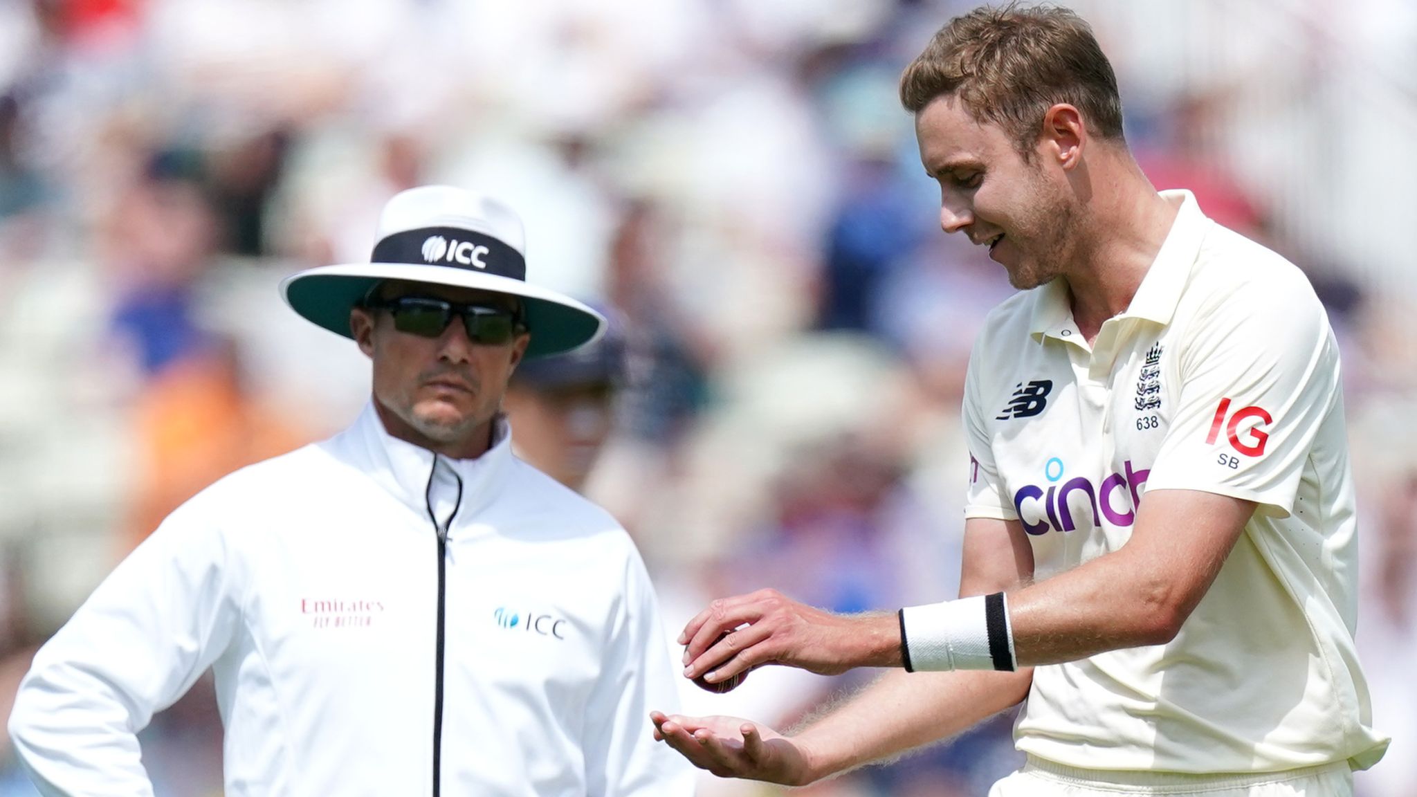 Stuart Broad told to shut up by umpire Richard Kettleborough in England  vs India Test - Mirror Online