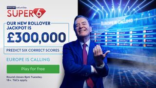 Win £300,000 with Super 6!
