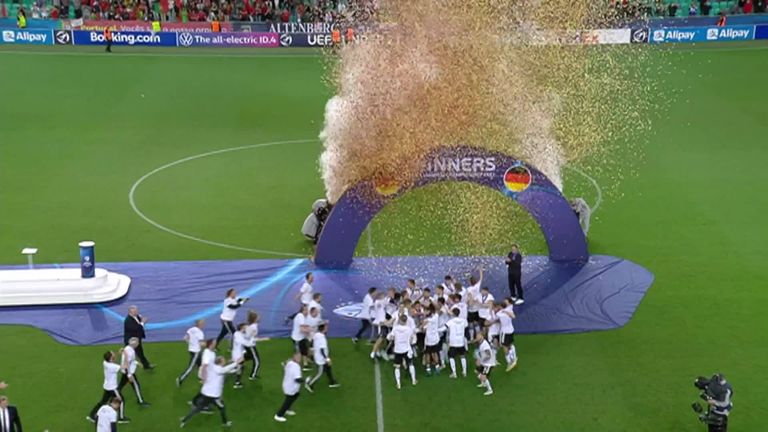 Germany U21 1 0 Portugal U21 Man City S Lukas Nmecha Gives Germany Second Euro U21 Title From Three Football News Sky Sports