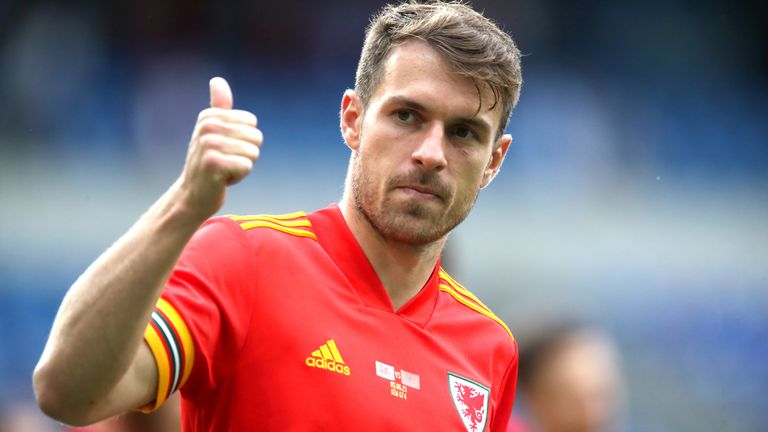 Il centrocampista gallese Aaron Ramsey (Pennsylvania)