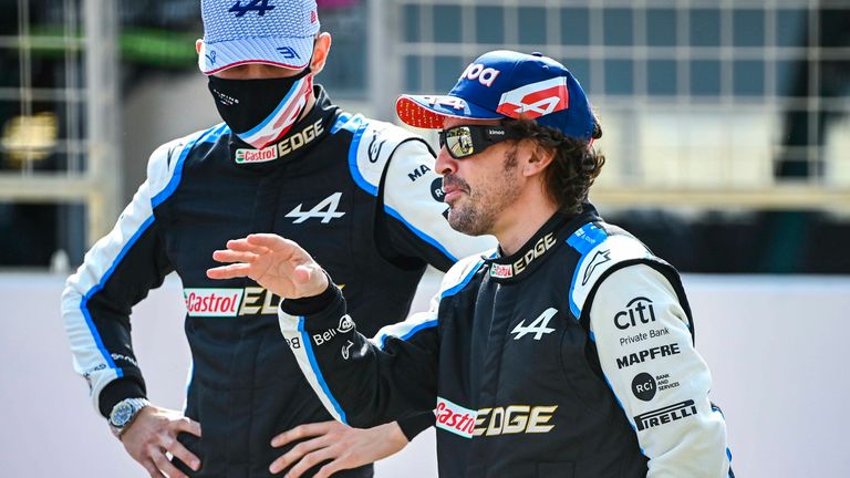 Le duo alpin Alonso et Esteban Ocon espèrent se battre pour plus de podiums à l'avenir
